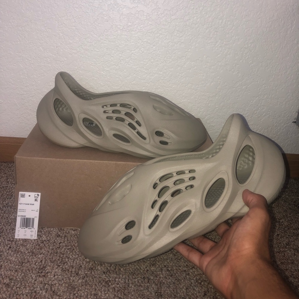 Size 13 - adidas Yeezy Foam Runner Stone Salt